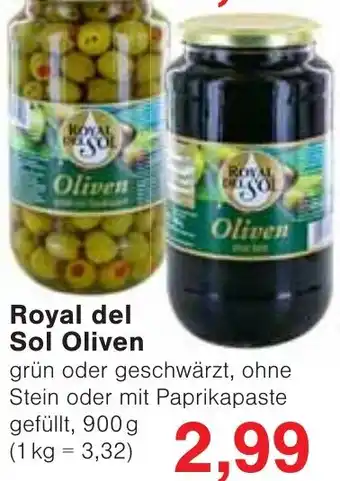 Jawoll Royal del Sol Oliven Angebot