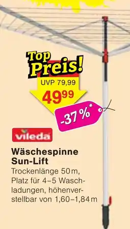 Jawoll Vileda Wäschespinne Sun-Lift Angebot
