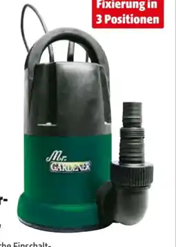 Hagebau Mr. Gardener Flachsaugerpumpe FP 7000 S Angebot