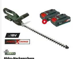 Hagebau Mr. Gardener Akku-Heckenschere AH 1855-2 Li PXC Angebot