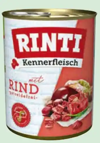 Hagebau Rinti Kennerfleisch Hundenassnahrung Angebot