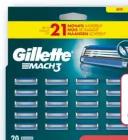 Rossmann Gillette Mach3 Rasierklingen Angebot