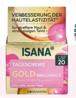 Rossmann Isana Gold Brilliance Tagescreme Angebot