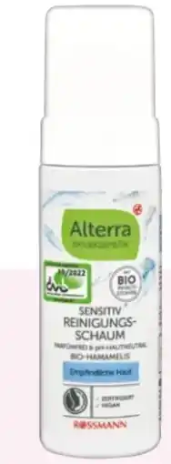 Rossmann Alterra Sensitiv Reinigungsschaum Angebot