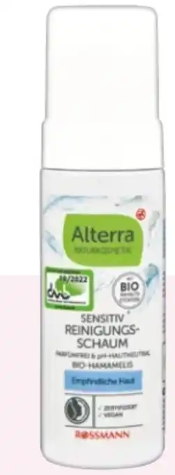 Rossmann Alterra Sensitiv Reinigungsschaum Angebot