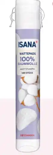 Rossmann Isana Wattepads Angebot