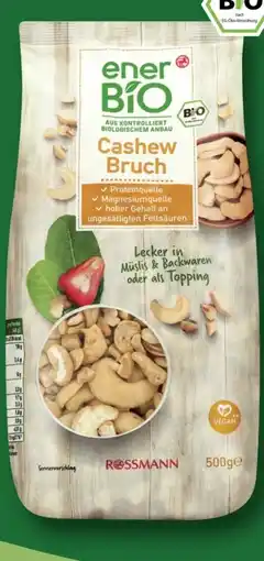 Rossmann enerBiO Cashew Bruch Angebot
