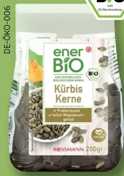 Rossmann enerBiO Kürbis Kerne Angebot