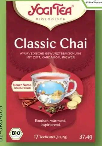 Rossmann Yogi Tea Bio-Tee Classic Angebot