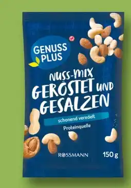 Rossmann Genuss Plus Nuss-Mix Geröstet und Gesalzen Angebot