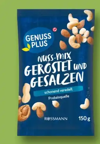 Rossmann Genuss Plus Nuss-Mix Geröstet und Gesalzen Angebot