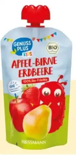 Rossmann Genuss Plus Kids Bio Quetschbeutel Angebot
