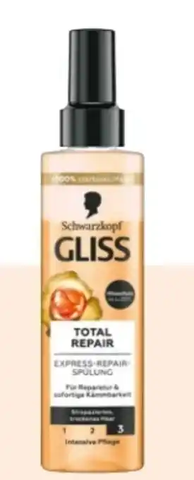 Rossmann Schwarzkopf Gliss Kur Express-Repair-Spülung Angebot
