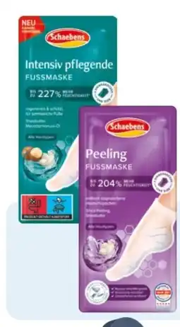Rossmann Schaebens Peeling Fussmaske Angebot