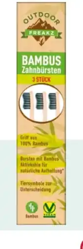 Rossmann Outdoor Freakz Bambus Zahnbürsten Angebot