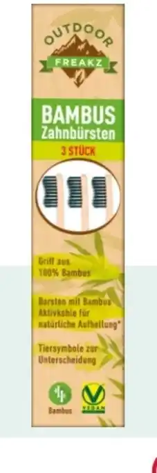 Rossmann Outdoor Freakz Bambus Zahnbürsten Angebot