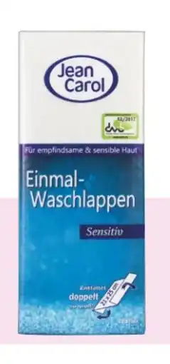 Rossmann Jean Carol Einmal-Waschlappen Angebot