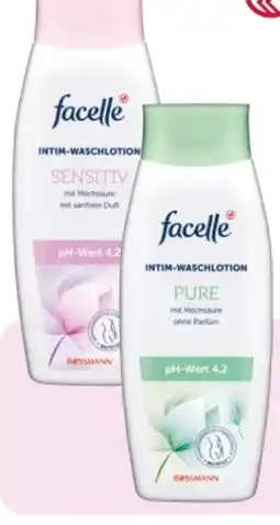 Rossmann Facelle Intimwaschlotion Sensitive Angebot