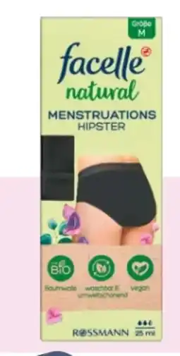 Rossmann Facelle Natural Menstruations Hipster Angebot