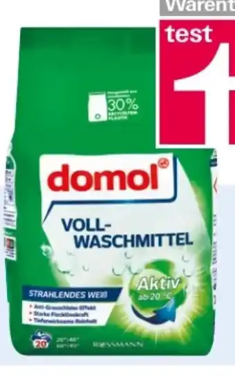 Rossmann Domol Vollwaschmittel Pulver Angebot