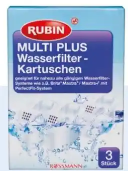 Rossmann Rubin Wasserfilter Kartuschen Multi Plus Angebot