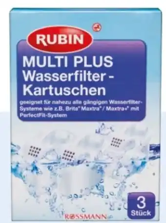 Rossmann Rubin Wasserfilter Kartuschen Multi Plus Angebot