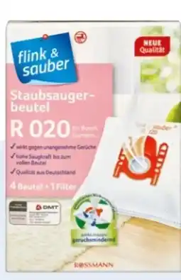 Rossmann Flink & Sauber Staubsaugerbeutel Angebot