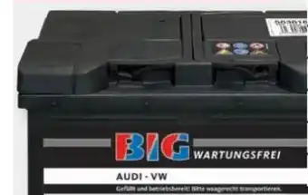 B1 Discount Baumarkt BIG Batterie Industrie Germany Auto-Batterie Angebot