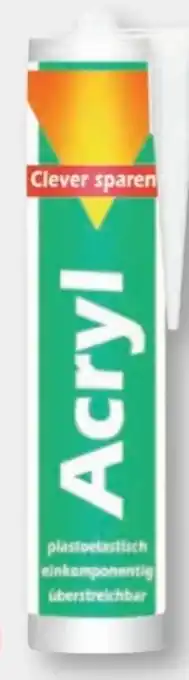 B1 Discount Baumarkt Clever Acryl-Dichtmasse Angebot