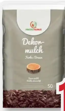 B1 Discount Baumarkt Presto-Humus Dekormulch Angebot