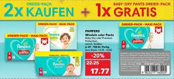 Kaufland Pampers Windeln oder Pants Angebot