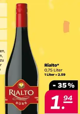 NETTO Rialto Rotwein Süß Angebot