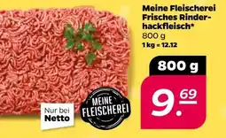 NETTO Meine Fleischerei Rinderhackfleisch Angebot