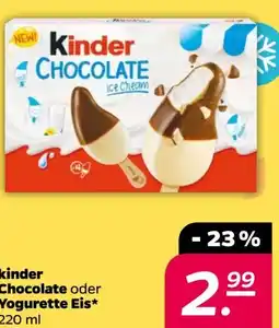 NETTO Ferrero Kinder Chocolate Eis Angebot