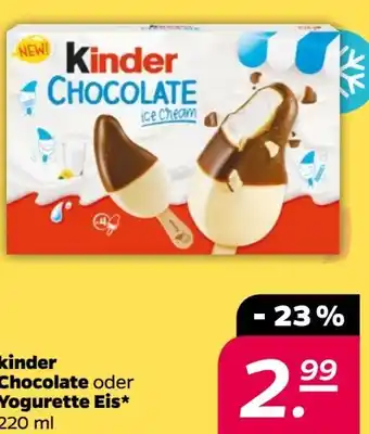 NETTO Ferrero Kinder Chocolate Eis Angebot