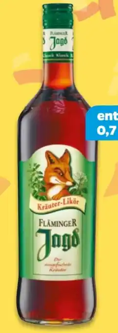 NETTO Fläminger Jagd Kräuterlikör XL Angebot