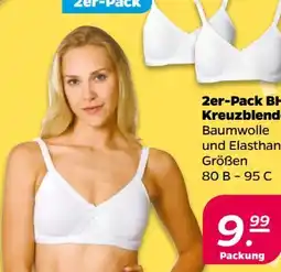 NETTO Damen Kreuzblende BH 2er-Pack Angebot