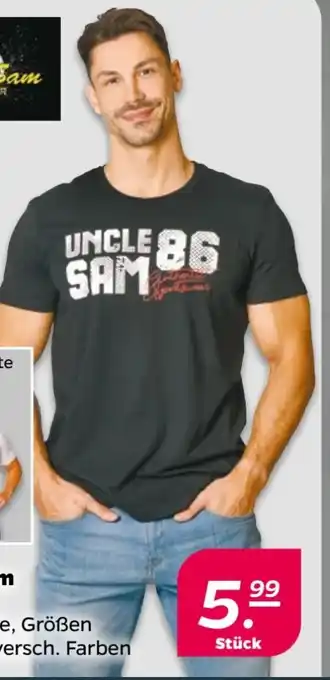 NETTO Uncle Sam Herren Sweat T-Shirt Angebot