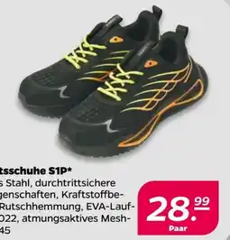NETTO Terrax Workwear Sportliche Sicherheitsschuhe S1P Angebot