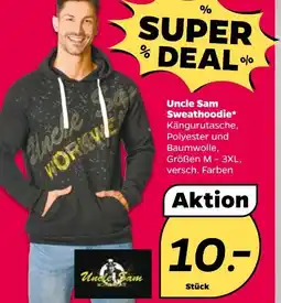 NETTO Uncle Sam Herren Sweathoodie Angebot