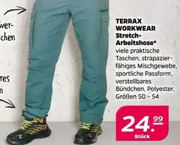 NETTO Terrax Workwear Herren Stretch Arbeitshose Angebot