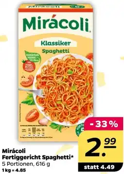 NETTO Mirácoli Spaghettigericht Angebot
