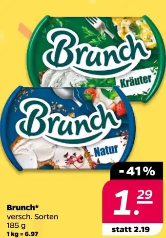 NETTO Brunch Brotaufstrich Natur Angebot