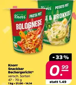 NETTO Knorr Snackbar Kase & Brokkoli Angebot