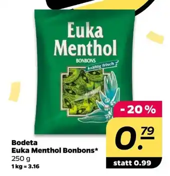 NETTO Bodeta Eukalyptus Menthol Bonbons Angebot