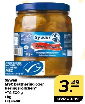 NETTO Sywan Bratheringe Angebot