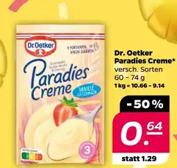 NETTO Dr. Oetker Paradies Creme Vanille Angebot