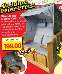 Jawoll Strandkorb Ostsee Deluxe Angebot
