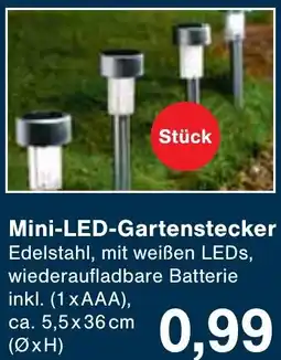Jawoll Mini-LED-Gartenstecker Angebot
