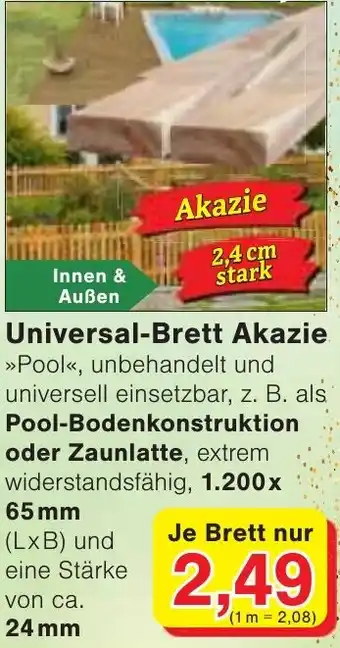 Jawoll Universal-Brett Akazie Angebot